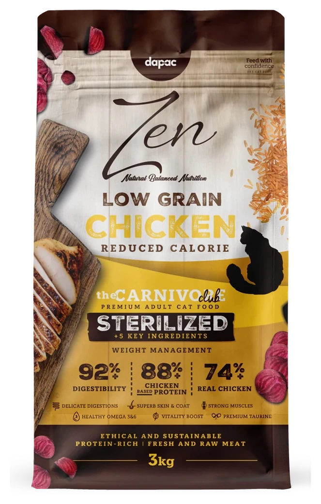 Zen Cat Sterilized Chicken, 3 kg bag