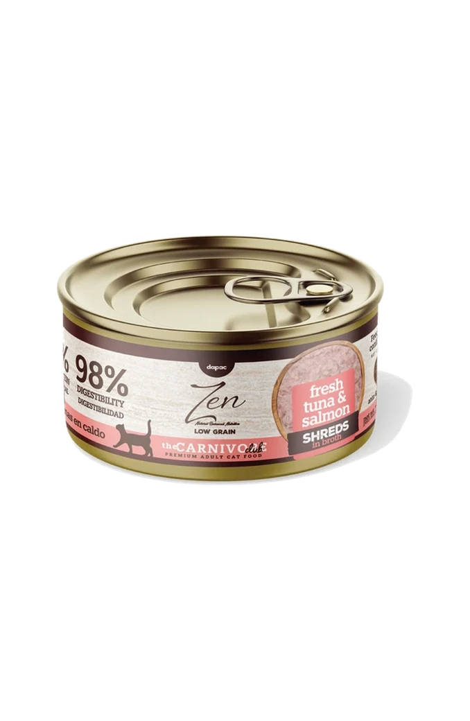 Zen Hebras de atún y salmón en guiso