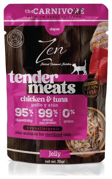 Sobre de Zen Cat Tender Meats Pollo y atún