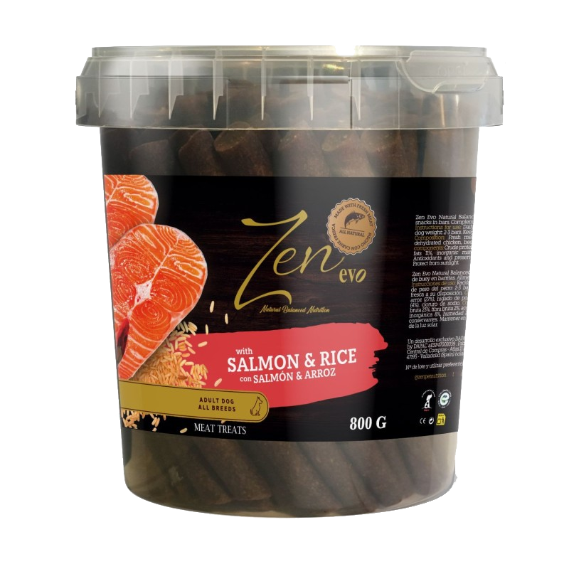 Zen Evo Barritas de salmón y arroz
