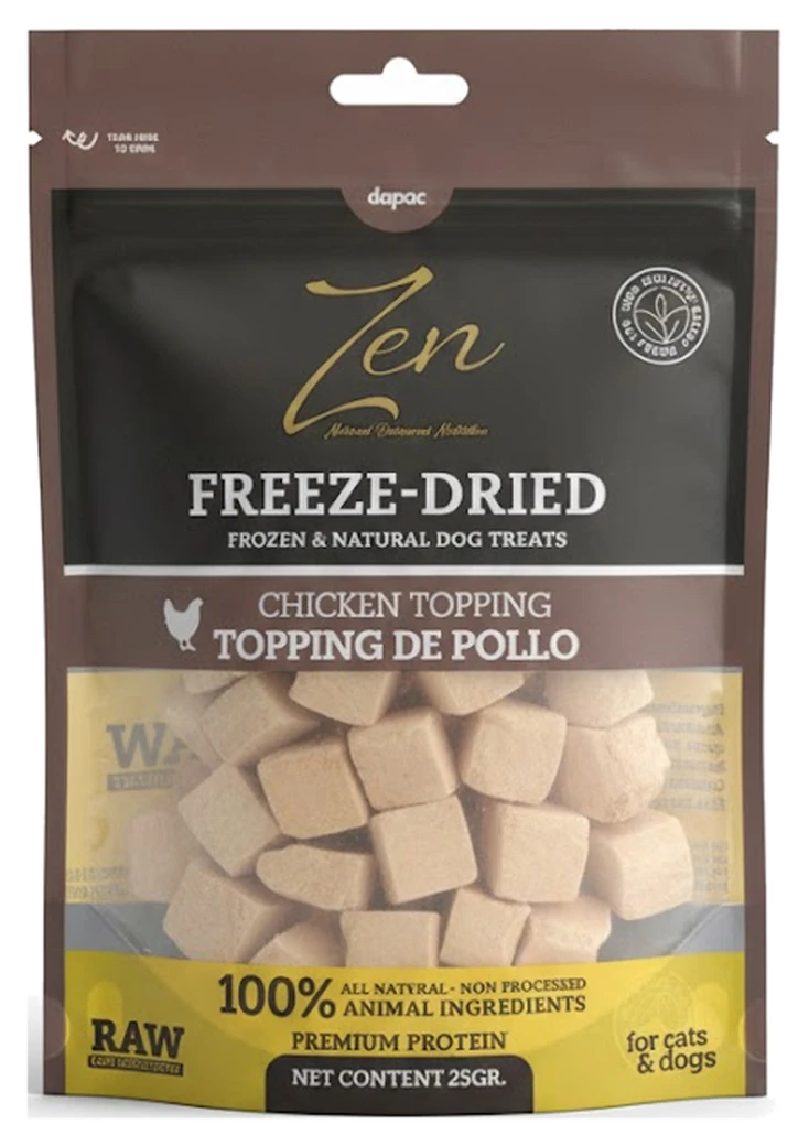 Zen Freeze-Dried, freeze-dried chicken cubes