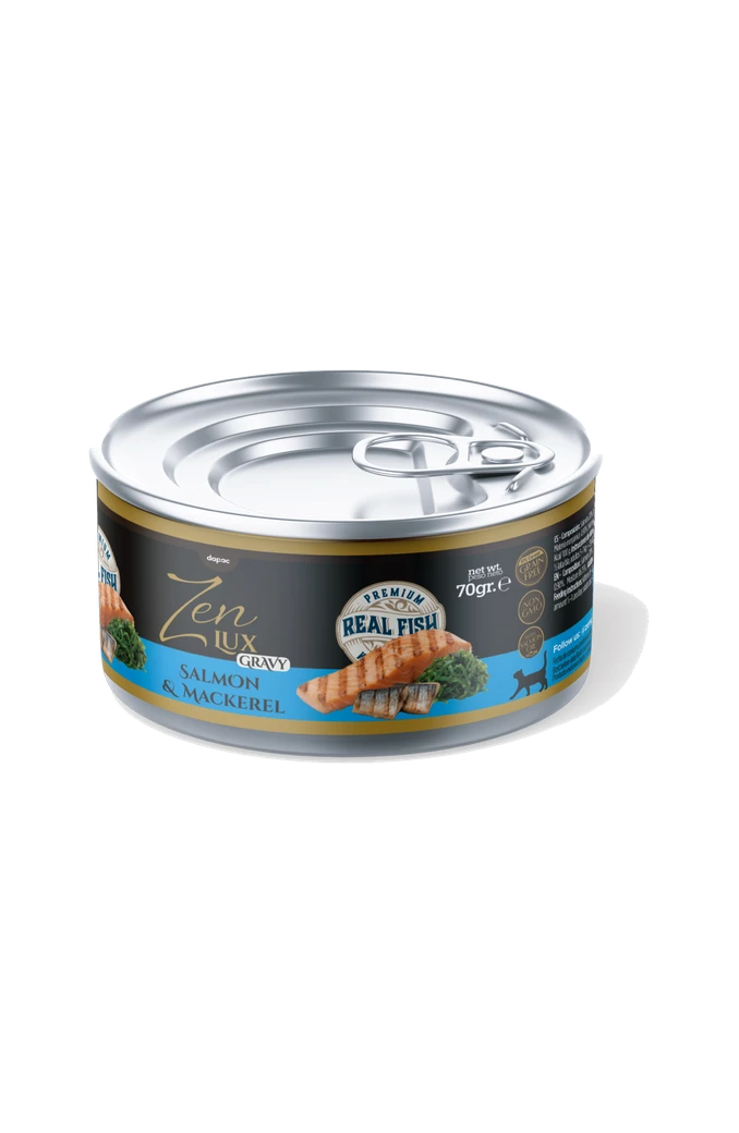 Zen Lux Salmon and mackerel in gravy