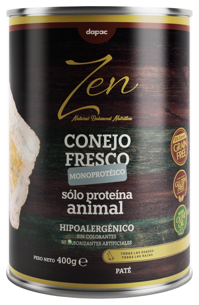 Lata de Zen 97/3 monoproteico de conejo