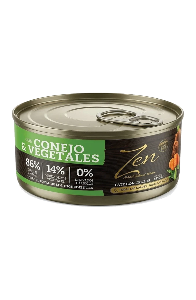 Boîte de 185 g de Zen Paté Lapin