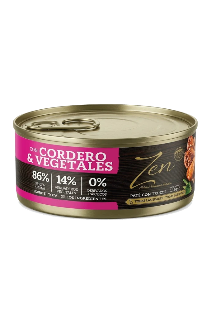 Boîte de 185 g de Zen Paté Agneau et légumes