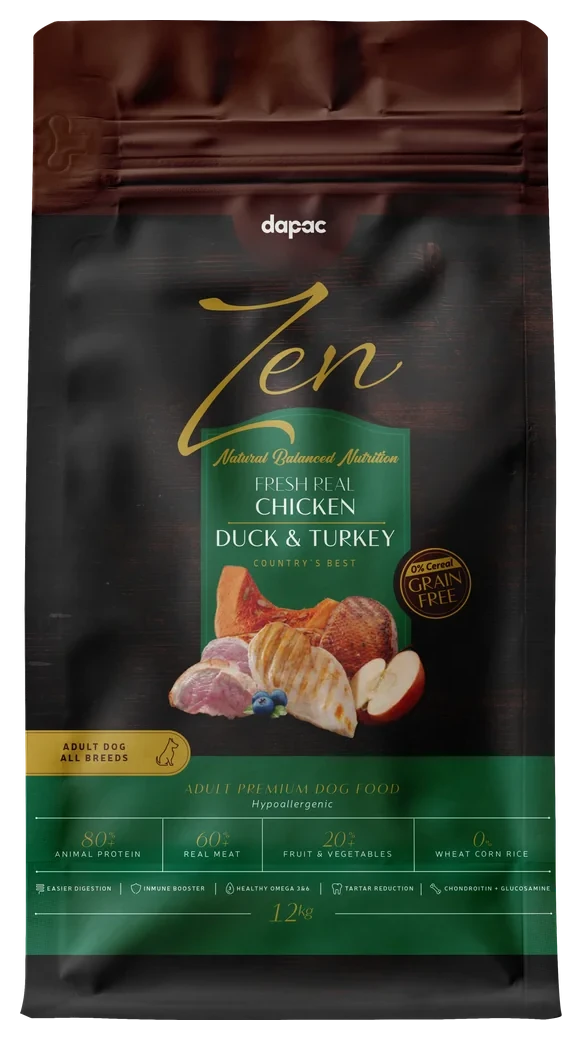 Saco de Zen Country's Best con pollo, pato y pavo