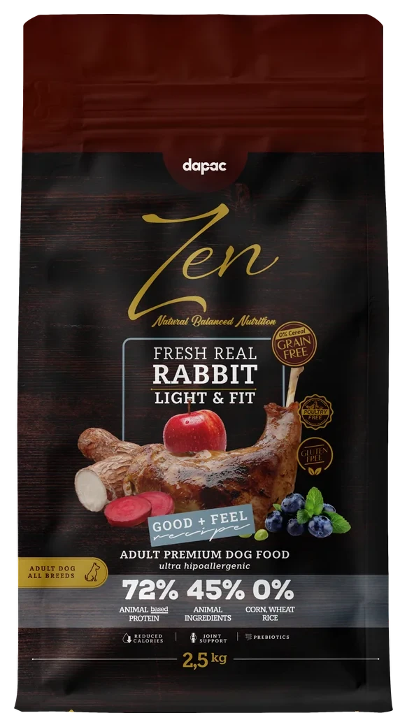Grain Free Rabbit Light & Fit, 2.5 kg bag