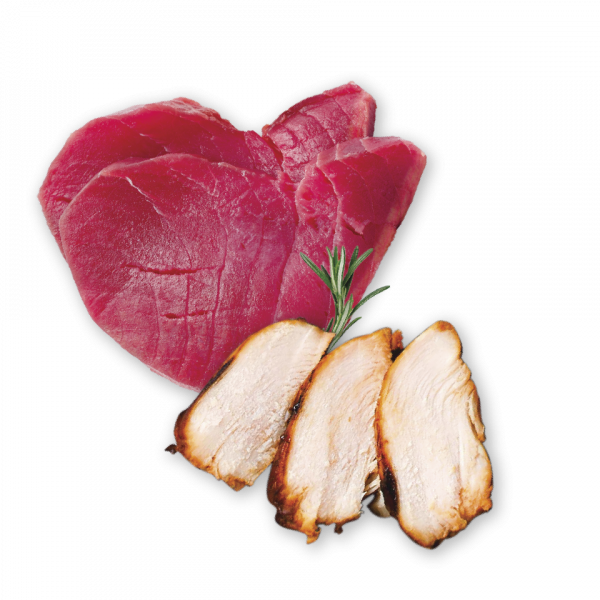 nutricion mascotas ingredientes tuna atun pollo chicken sin cereal premium comida humeda lata perros adultos