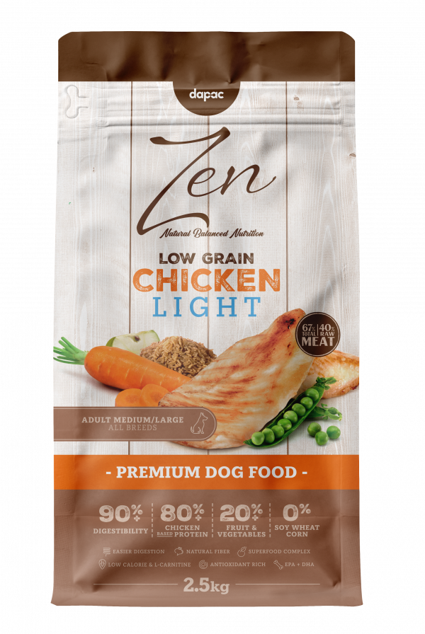 Zen Low Grain Adult large light para perros adultos raza grande con tendencia al sobrepeso