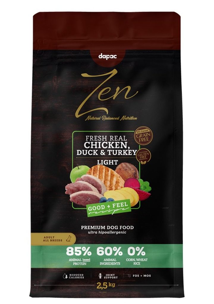 Zen Countrys Best Light pavo, pollo, pato para perros adultos
